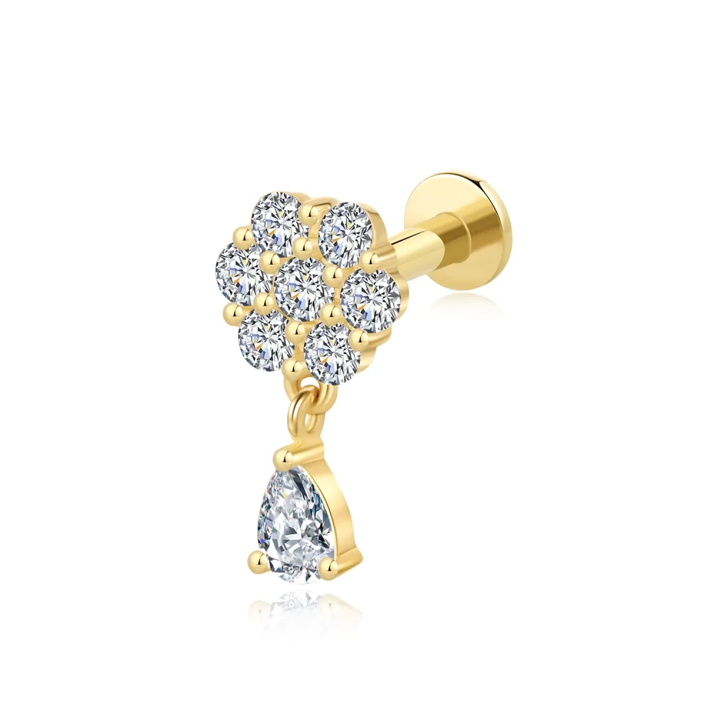 14K Solid Gold Piercing Jewelry