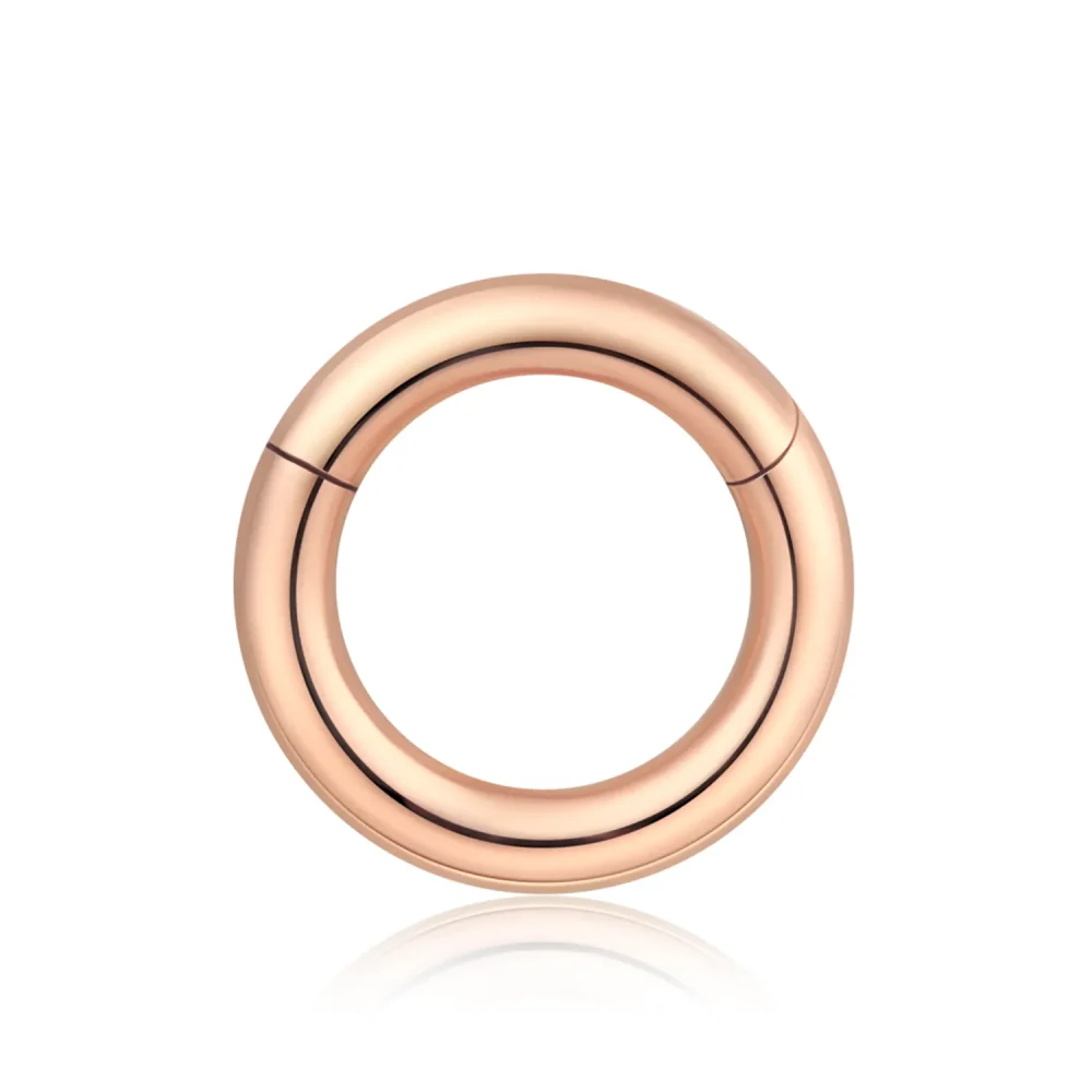 14K Rose Gold Hinged Segment Ring – 1.2*4mm Classic Design